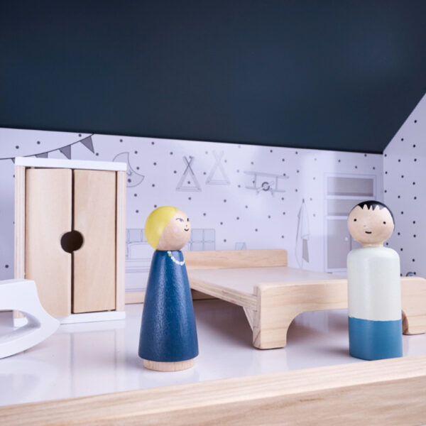 Domek-dla-lalek-drewniany-mebelki-80cm-bialy-szary-166645 Domek-dla-lalek-drewniany-mebelki-80cm-bialy-szary-166645