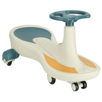 Светодиодные качели Fix S4 гравитационный аттракцион на светящихся колесах с воспроизведением музыки 76 см сине-белый макс 100 кг