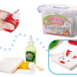 KX5903 Klej kryształowy 3D w wiaderku + foremki 2