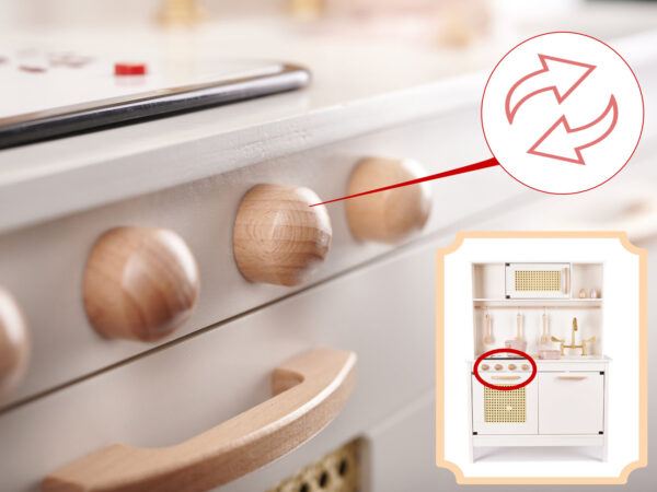 KX6284 Kuchnia drewniana MDF retro z akcesoriami BOHO 5 KX6284 Kuchnia drewniana MDF retro z akcesoriami BOHO 5