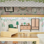 KX5944 Domek dla lalek drewniany apartament Ikonka boho 16-1