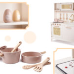 KX6284 Kuchnia drewniana MDF retro z akcesoriami BOHO 2