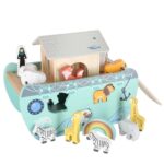 Sorter-drewniany-Lulilo-Arka-Noego-statek-zwierzatka-9-elementow-176575