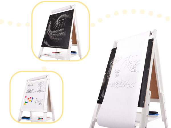 KX5924 Tablica magnetyczna kredowa + magnesy biała XXL 5 KX5924 Tablica magnetyczna kredowa + magnesy biała XXL 5