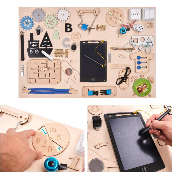 KX4627 Tablica manipulacyjna kredowa ZOO zwierzątka 1 KX4627 Tablica manipulacyjna kredowa ZOO zwierzątka 1