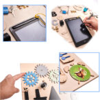 KX4627 Tablica manipulacyjna kredowa ZOO zwierzątka 2