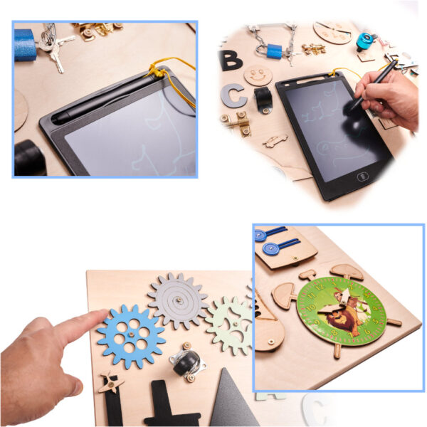 KX4627 Tablica manipulacyjna kredowa ZOO zwierzątka 2 KX4627 Tablica manipulacyjna kredowa ZOO zwierzątka 2