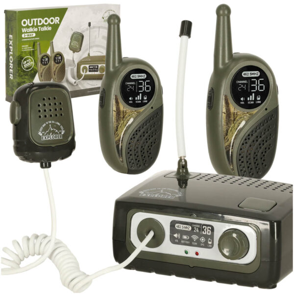 Walkie-Talkie-krotkofalowka-zestaw-z-centrala-dla-dzieci-khaki-161343