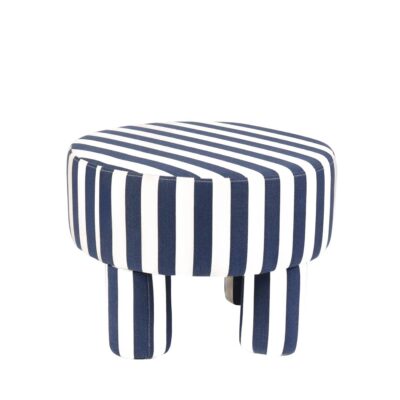 Puff | CHIARO | Blue white | 50x50x37 cm | 741128
