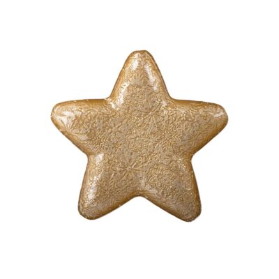 Тарелка | BLITS | звезда золото L | 32 см | 722004