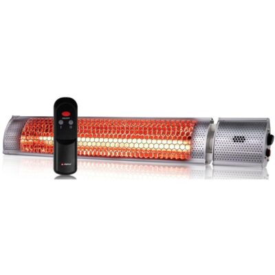 HALOGEN INFRARED GARDEN WALL HEATER 2000W WITH REMOTE CONTROL ALPINA