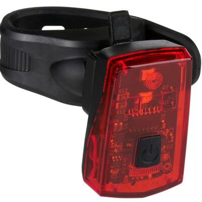 REAR LED BIKE LIGHT USB - C WITH STOP FUNCTION DUNLOP CERTIFICATE