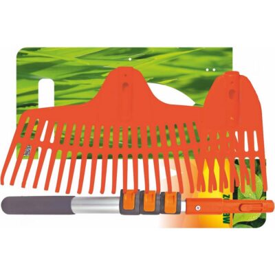 GARDEN SET RAKE S+ M TELESCOPIC LADDER