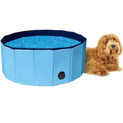 FOLDING GARDEN POOL FOR DOG 80X30CM BLUE MAXXPRO