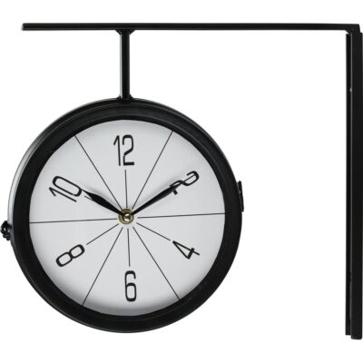 STATION WALL CLOCK DOUBLE-SIDED 30X9X28CM EXCELLENT HOUSEWARE