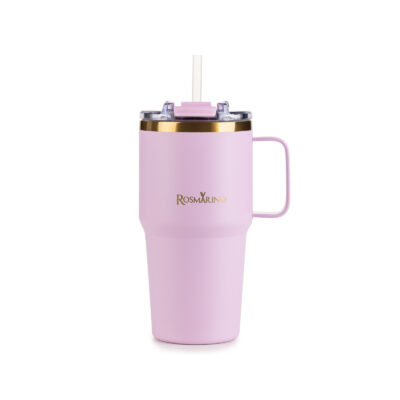 Thermal tumbler Rosmarino MegaCup Gold 580 ml – pink-gold