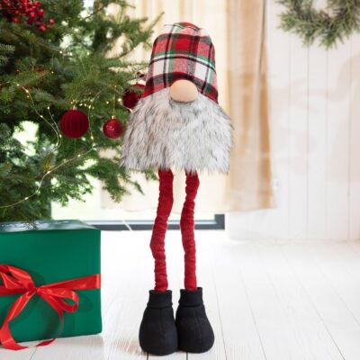 Гном | ELIAS | клетчатый гном с телескопическими ножками | 120 см | XM23 800875