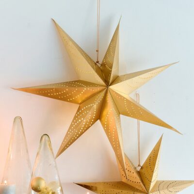 Star | GALLA | openwork gold with led | 75 cm | 705045