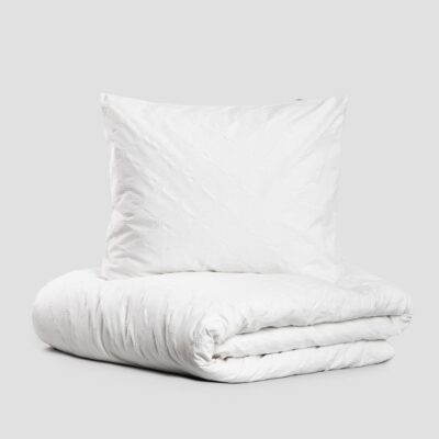 Bed linen | JAKAD | cotton linen white | 160x200 + 2*50x60 cm | 725166