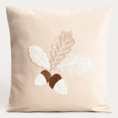 Pillowcase | VENT | in embroidered acorns | 45x45cm | 749223