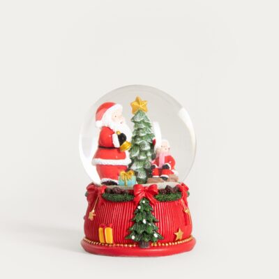 Snowball | RONIE | with Santa and Christmas tree | 10x14 cm | 752285