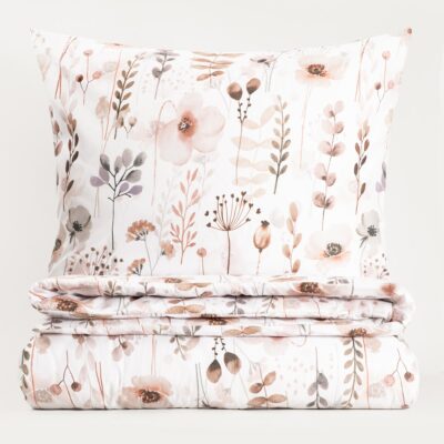 Bedding | ANGELINA | microfibre with floral pattern | 140x200 + 1*70x80 cm | 755347