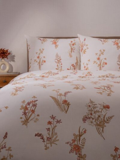 Bedding | VITTORIA | cotton with floral pattern | 220x200 + 2*70x80 cm | 755361