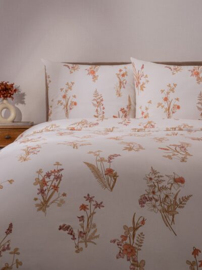 Bedding | VITTORIA | cotton with floral pattern | 140x200 + 1*70x80 cm | 755378