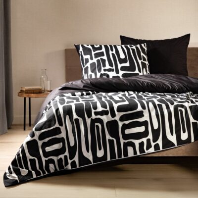 TWILIGHT | microfibre bedding with abstract pattern | 140x200 + 1*70x80 cm | 755705