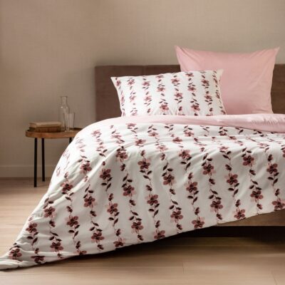 Bedding | AMORE | microfibre with decorative flowers | 220x200 + 2*70x80 cm | 755811