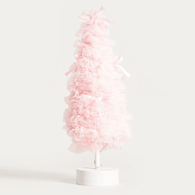 LED decoration | GWEN | Christmas tree pink | 11.5x37 cm | 757846