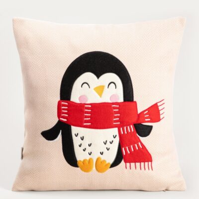 Pillowcase | WADDLY | penguin pattern | 45x45 cm | 758317