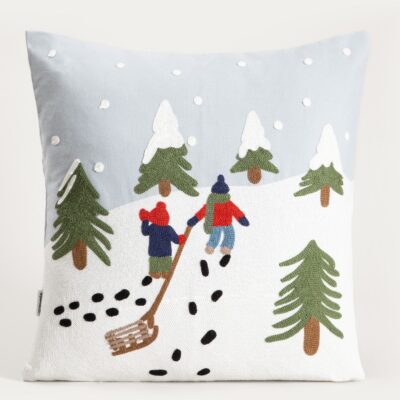 Pillowcase | GERIDA | cotton in winter pattern | 45x45 cm | 758331