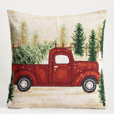 Pillowcase | BELICE | jacquard with festive design | 45x45 cm | 758508