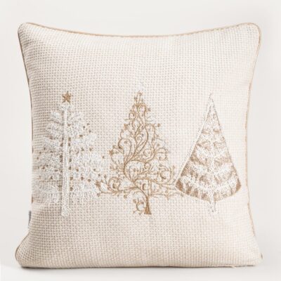 Christmas tree pillowcase | ANITTA | in gold | 45x45 cm | 758591