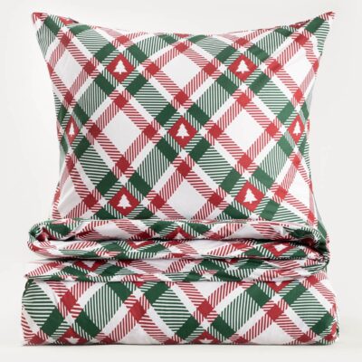 ADYGA | checked microfibre bedding | 140x200 + 1*70x80 cm | 758744