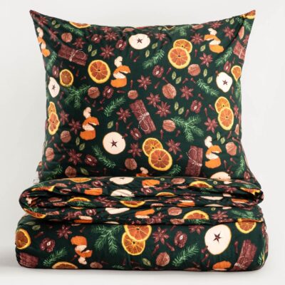 Bedding | ARANCIA | microfibre in Christmas pattern | 140x200 + 1*70x80 cm | 758973