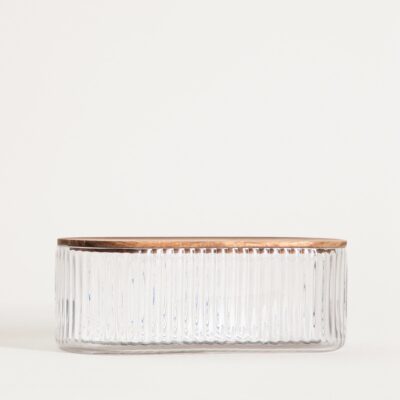 BARDO | container with acacia lid M | 26x12 cm | 763243