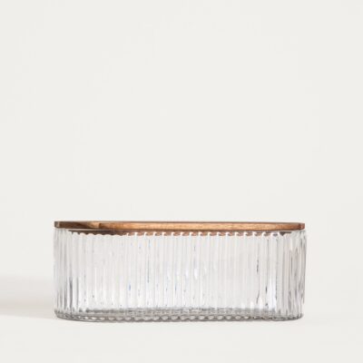 BARDO | container with acacia lid S | 21x10 cm | 763250