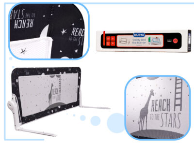 KX5318 Barierka ochronna bramka osłonka do łóżka 90cm zwierz