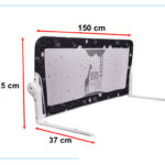 KX5318 Barierka ochronna bramka osłonka do łóżka 90cm zwierz