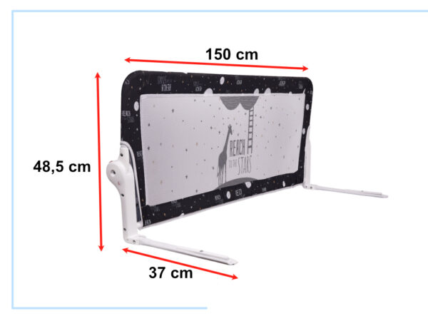 KX5318 Barierka ochronna bramka osłonka do łóżka 90cm zwierz KX5318 Barierka ochronna bramka osłonka do łóżka 90cm zwierz