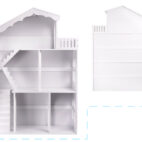 KX5547 LULILO Półka regał domek na książki CALLA XXL 4