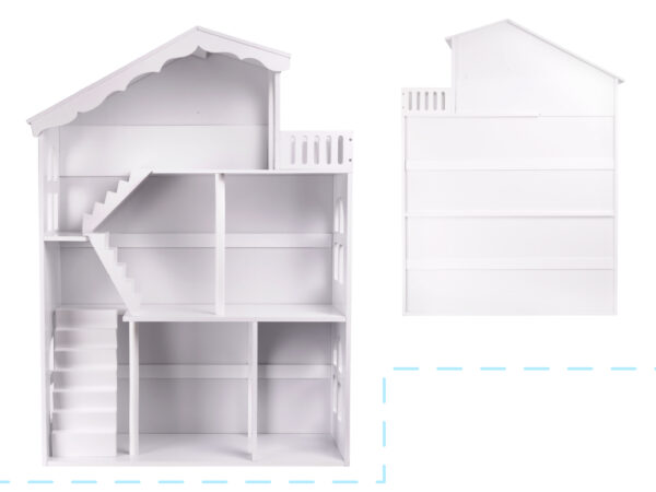 KX5547 LULILO Półka regał domek na książki CALLA XXL 4 KX5547 LULILO Półka regał domek na książki CALLA XXL 4