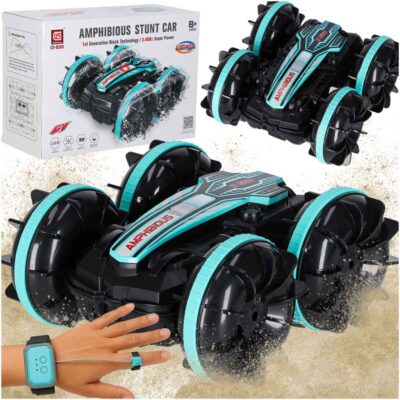 Amphibious remote control car gesture-controlled 4x4 360 2.4GHz 3.7V