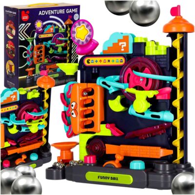 Ball obstacle course for balls arcade toy