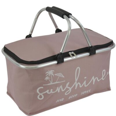 THERMAL FOLDING TRAVEL BASKET 35L REDCLIFFS PINK