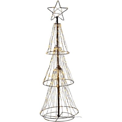 CHRISTMAS TREE DECORATIVE 310 LED WARM WHITE 150 CM LUCA