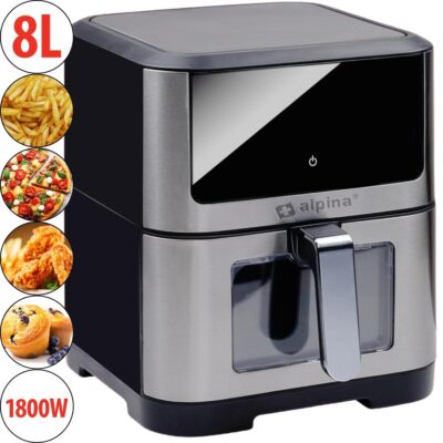 GREASELESS FRYER 1800W 8L ALPINA