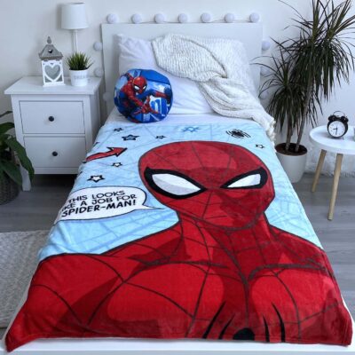 koc-flanelowy-100×150-spiderman-niebieski-coral